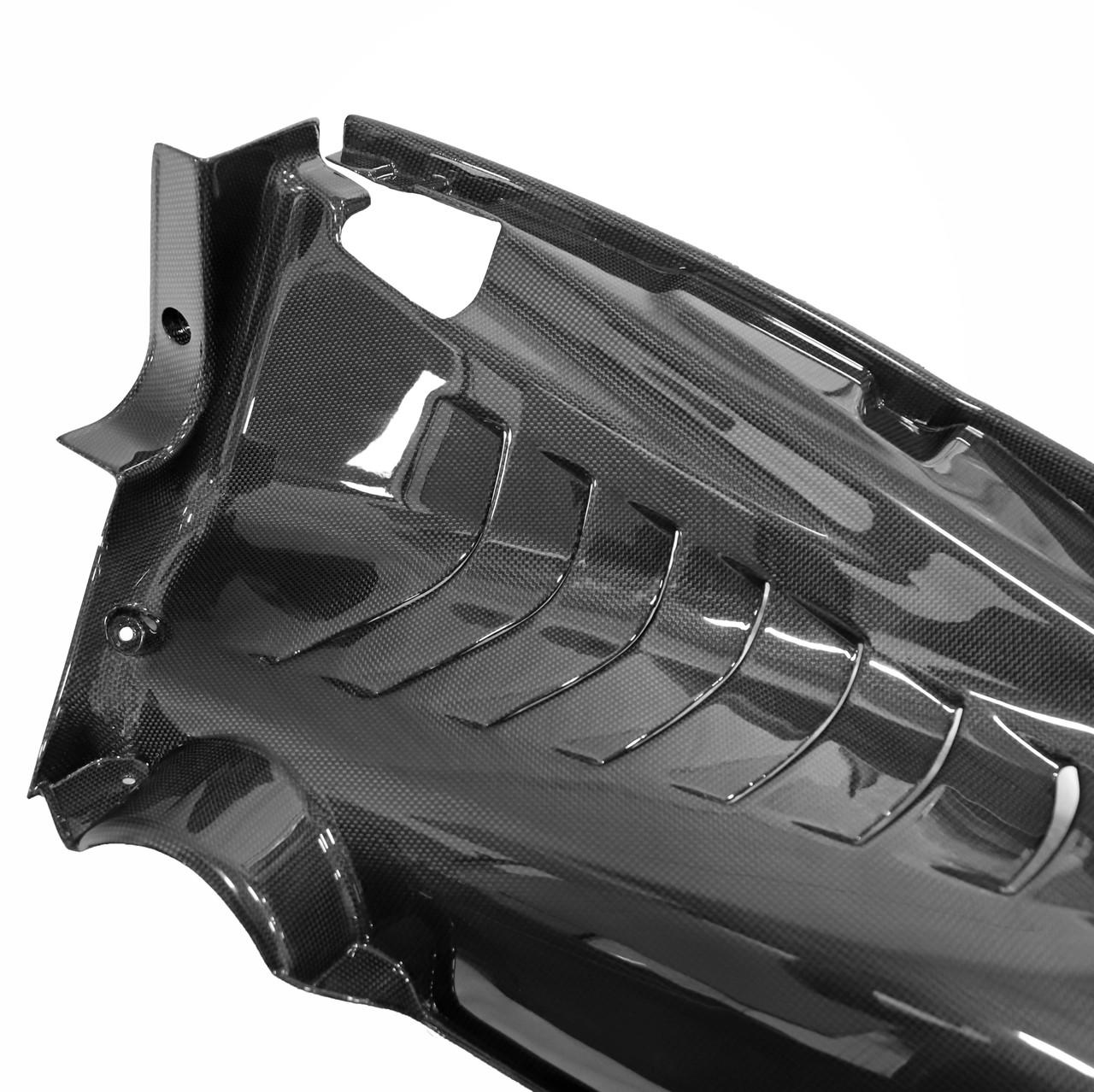 Fabspeed Carbon Fiber Coupe Engine Bay Panels - Ferrari F8 Tributo/Pista Coupes Only (FS-CF-FER-F8EBP2)