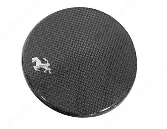 Fabspeed Carbon Fiber Fuel Door With Cavallino F8 Tributo Spider Ferrari (FS-CF-FER-F8FDC)