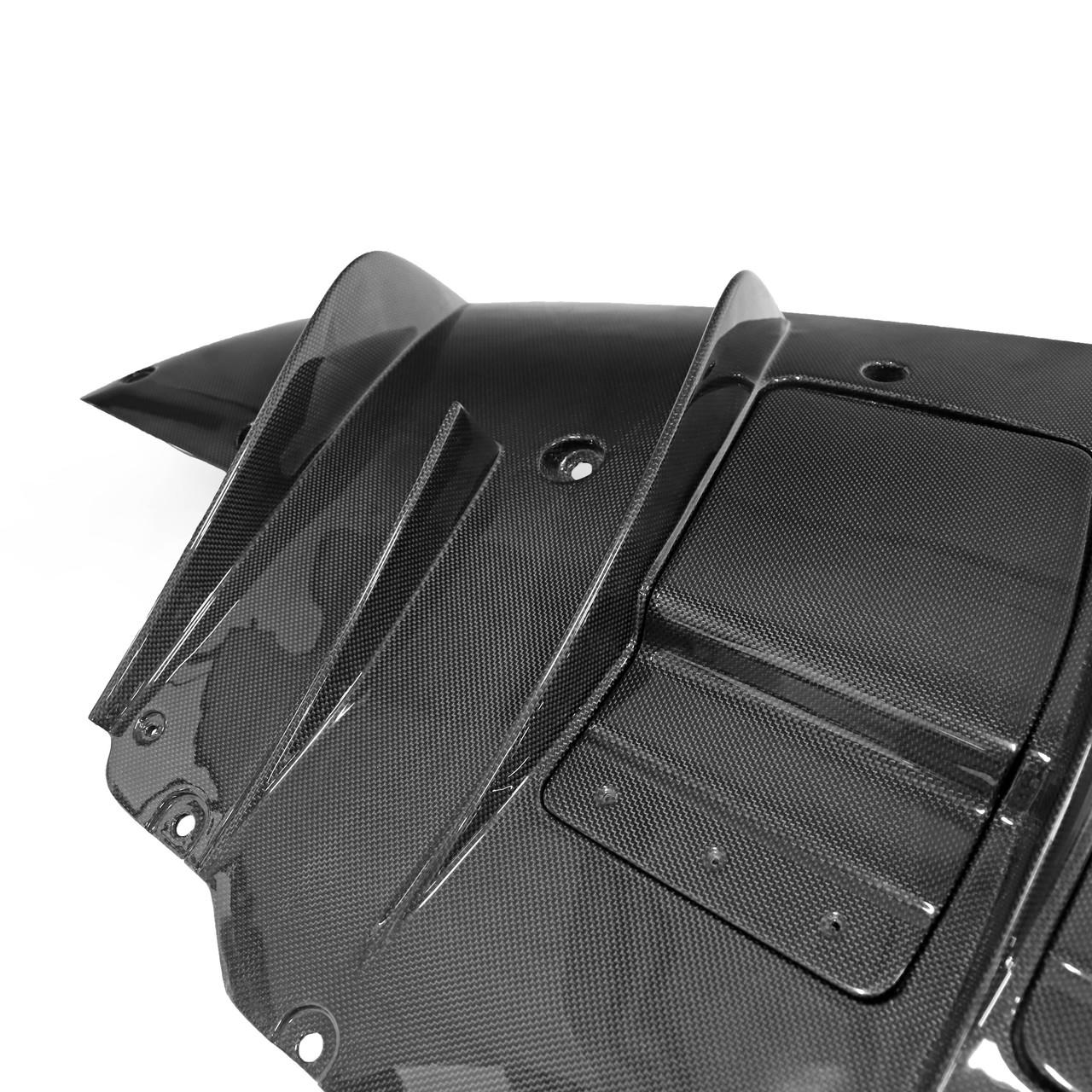 Fabspeed Carbon Fiber Rear Diffuser F8 Tributo Spider Ferrari (FS-CF-FER-F8RD)