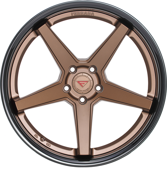 Ferrada Wheels FR3  Matte Bronze With Gloss Black Lip