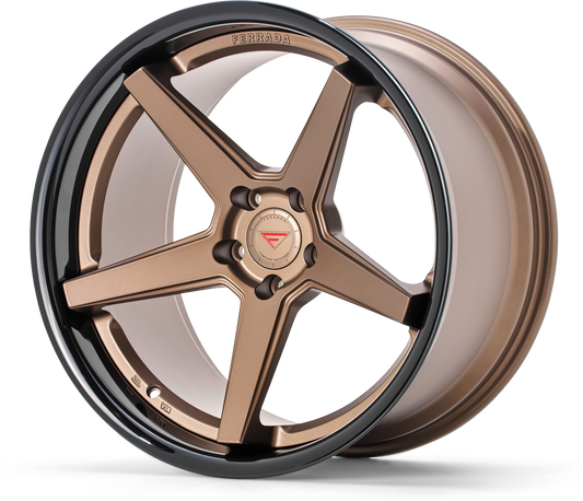 Ferrada Wheels FR3  Matte Bronze With Gloss Black Lip