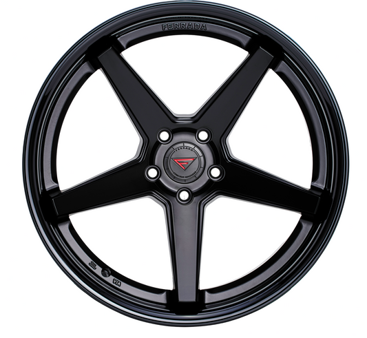 Ferrada Wheels FR3  Matte Black With Gloss Black Lip