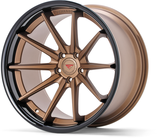 Ferrada Wheels FR4  Matte Bronze With Gloss Black Lip