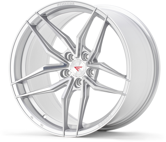 Ferrada Wheels FR5 Forge-8 Machine Silver
