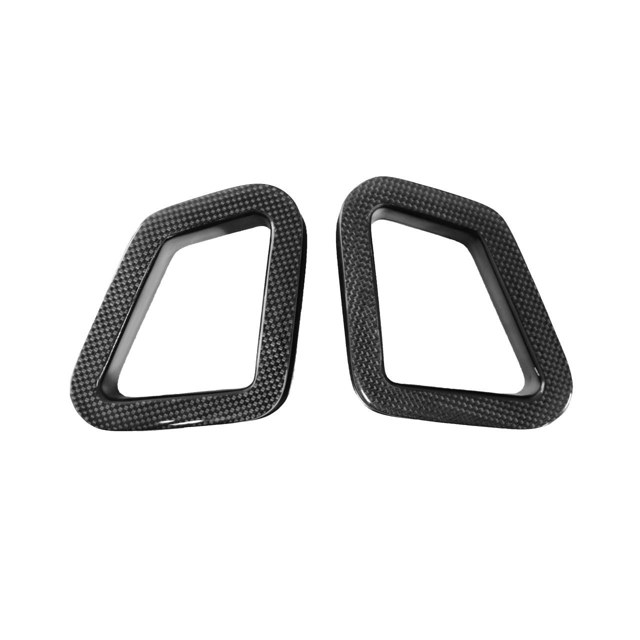 Fabspeed Carbon Fiber Challenge Stradale Seat Belt Harness Guides - Ferrari 360 (FS-CF-FER-360CSHG)
