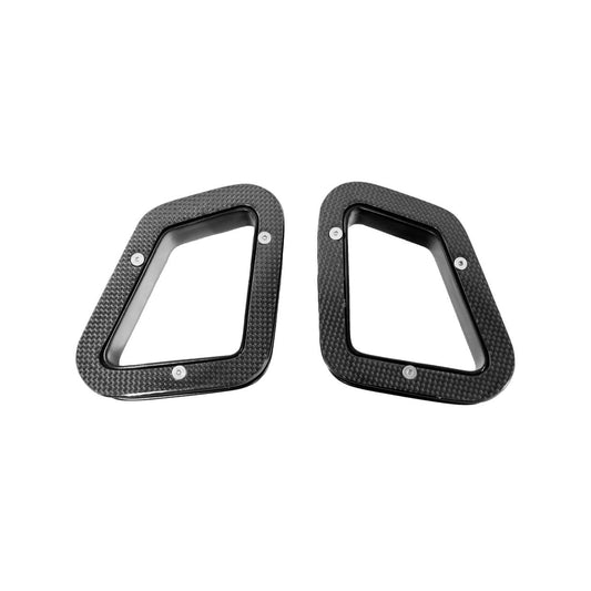 Fabspeed Carbon Fiber Challenge Stradale Seat Belt Harness Guides - Ferrari 360 (FS-CF-FER-360CSHG)