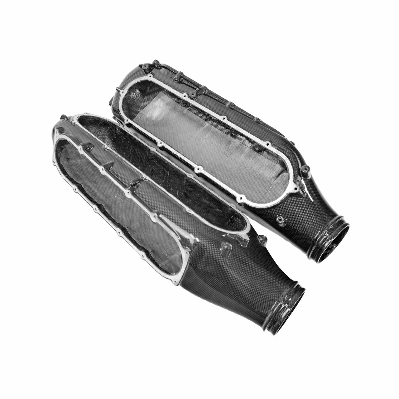 Fabspeed Carbon Fiber Italia Air Intake Manifolds - Ferrari 458 Italia/Speciale (FS-CF-FER-458ITM)