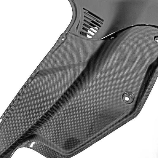 Fabspeed Carbon Fiber Front Trunk Cargo Area Trim - Ferrari 488 GTB/Spider (FS-CF-FER-488FTT)