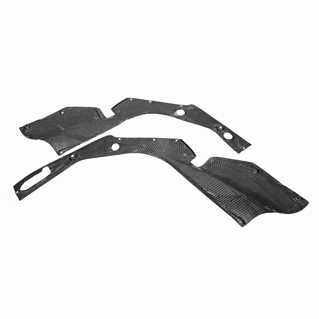 Fabspeed Carbon Fiber Front Trunk Cargo Area Trim - Ferrari 488 GTB/Spider (FS-CF-FER-488FTT)