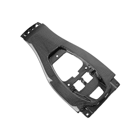 Fabspeed Carbon Fiber Shifter Console Trim - Center Start Plate - Ferrari 458 Italia/Spider (FS-CF-FER-458SP)