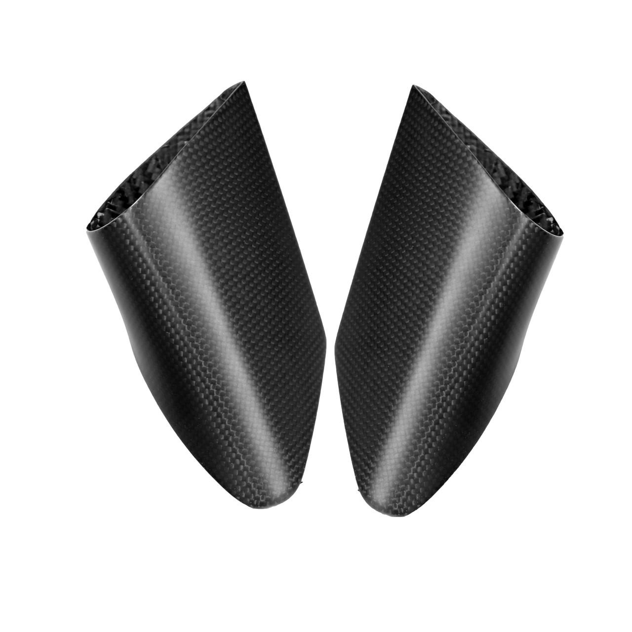 Fabspeed Carbon Fiber MATTE Mirror Housings With Bases - Ferrari 458 Italia/Spider /Speciale (FS-CF-FER-SMM-458I)