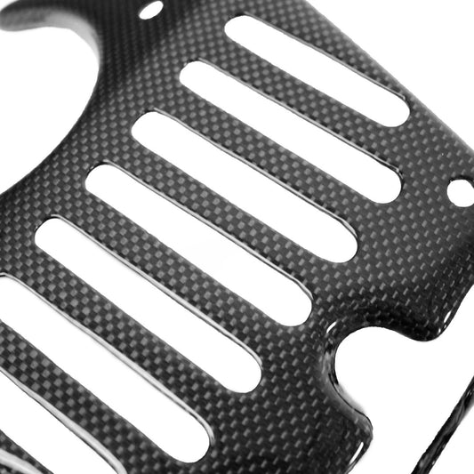 Fabspeed Carbon Fiber Rear Hatch Lock Cover - Ferrari 458 Italia/Spider (FS-CF-FER-LC-458I)