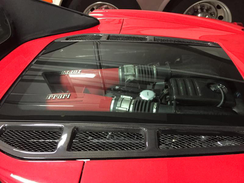 Fabspeed Carbon Fiber Spider Rear Window Louvers - Ferrari 360 Spider (FS-CF-FER-360RWLS)