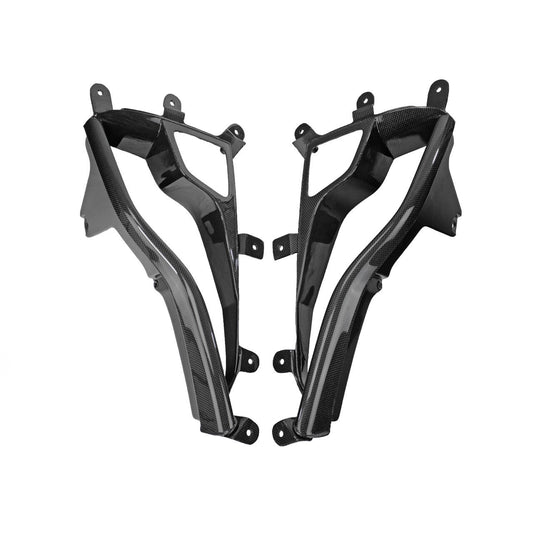 Fabspeed Carbon Fiber Rear Fog Light Trim - Ferrari 458 Spider/Coupe (FS-CF-FER-458RFT)