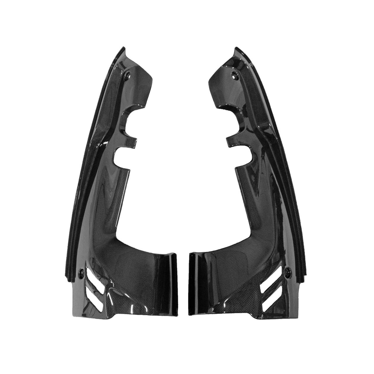 Fabspeed Carbon Fiber 3 Piece Engine Bay Set - Ferrari 488 Pista Spider (FS-CF-FER-PIEBPS3)