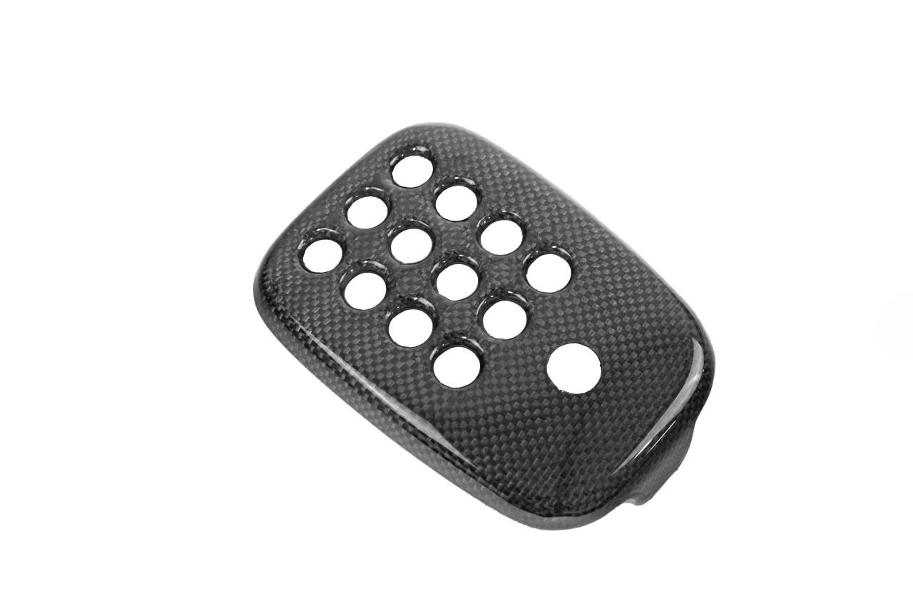 Fabspeed Carbon Fiber Rear Fog Light Cover w/Reverse Camera Cut Out - Ferrari 488 GTB/Spider (FS-CF-FER-488RFLC)