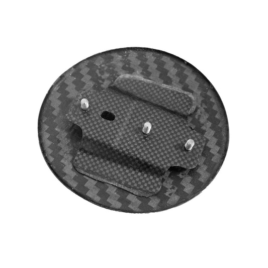 Fabspeed Carbon Fiber Petrol/Fuel Door With Cavallino - Ferrari 488 GTB/Spider (FS-CF-FER-488FDC)