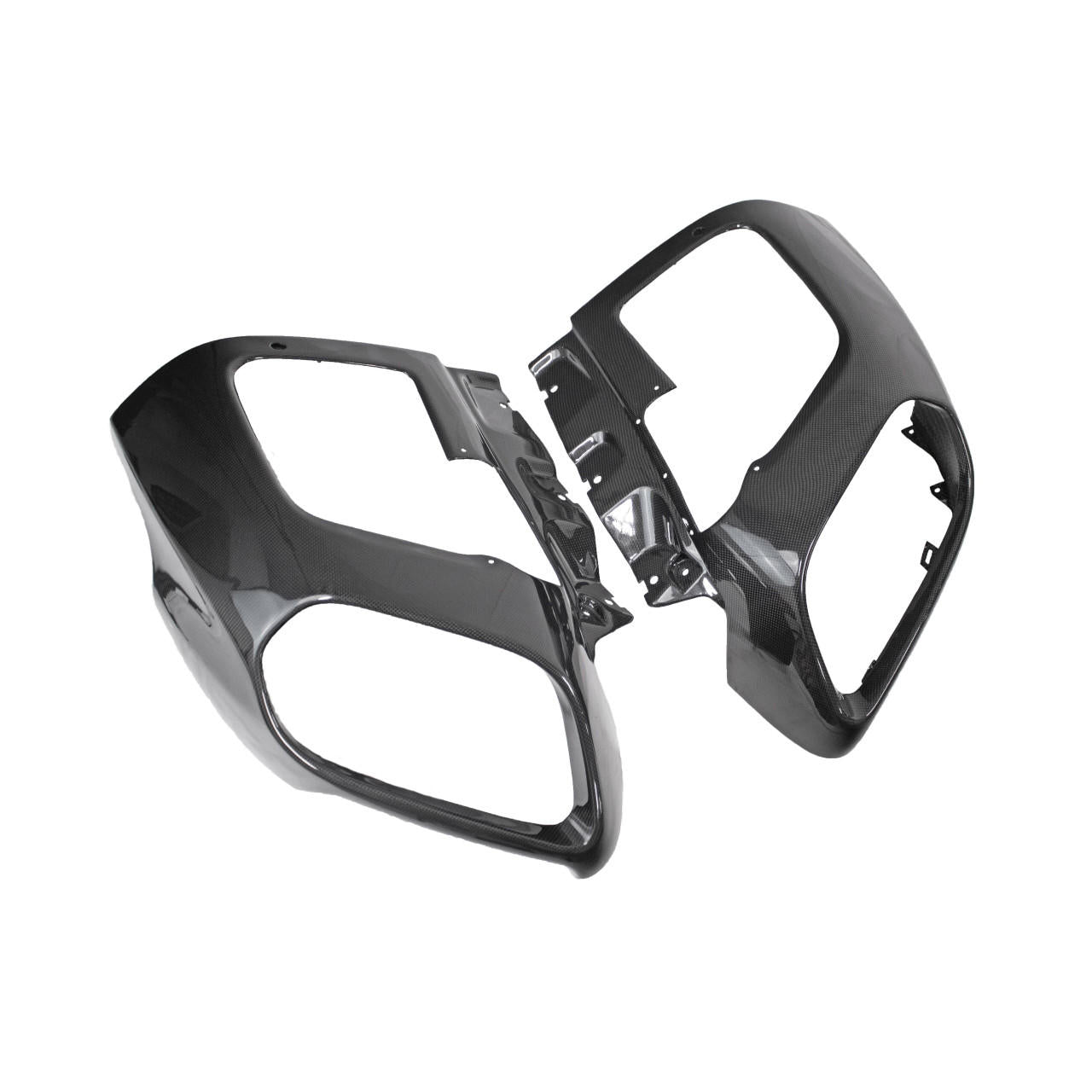 Fabspeed Carbon Fiber Rear Exhaust Outlet Trim Panels - Diffuser 812 Superfast Ferrari (FS-CF-FER-812RDP)