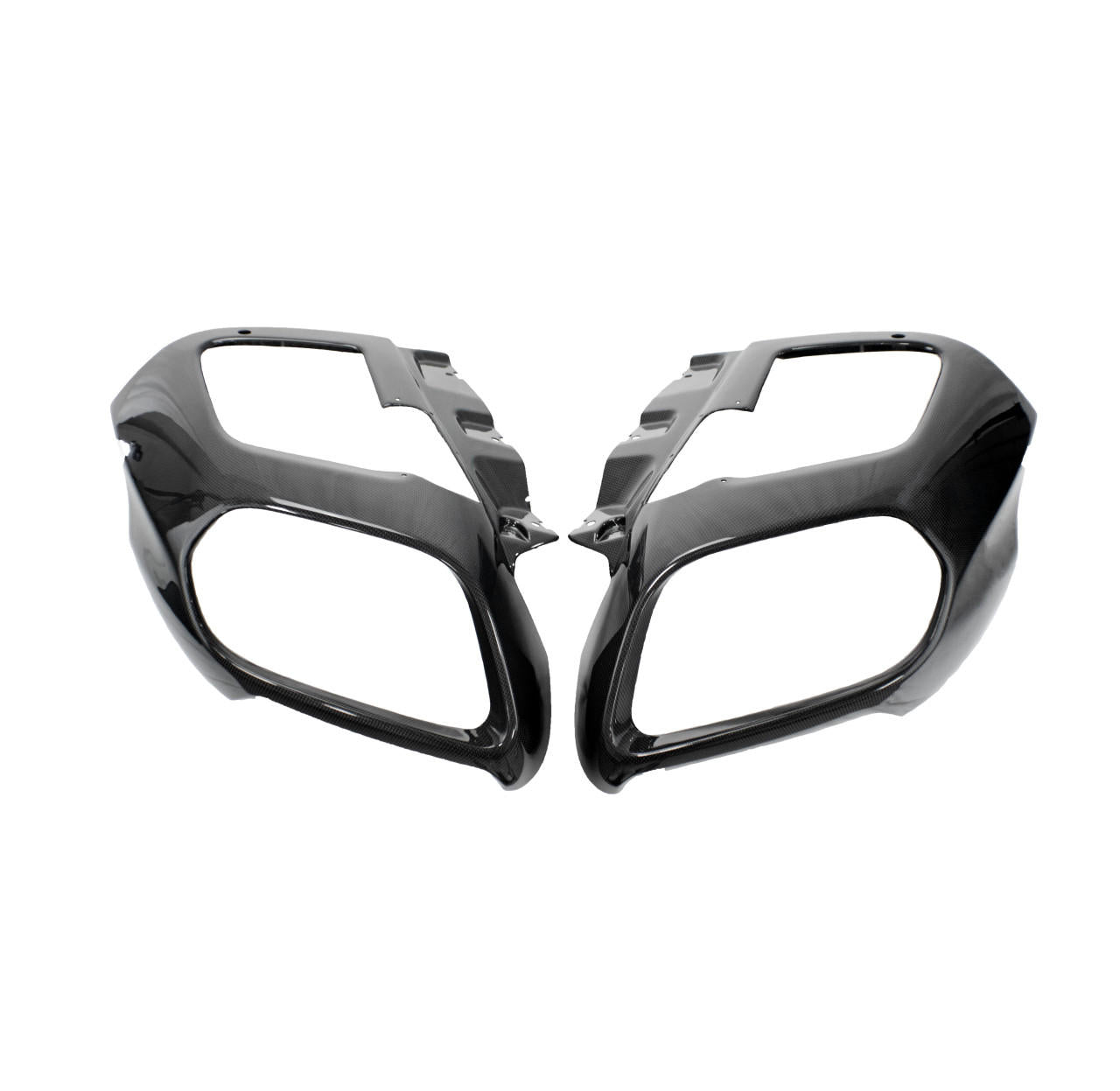 Fabspeed Carbon Fiber Rear Exhaust Outlet Trim Panels - Diffuser 812 Superfast Ferrari (FS-CF-FER-812RDP)