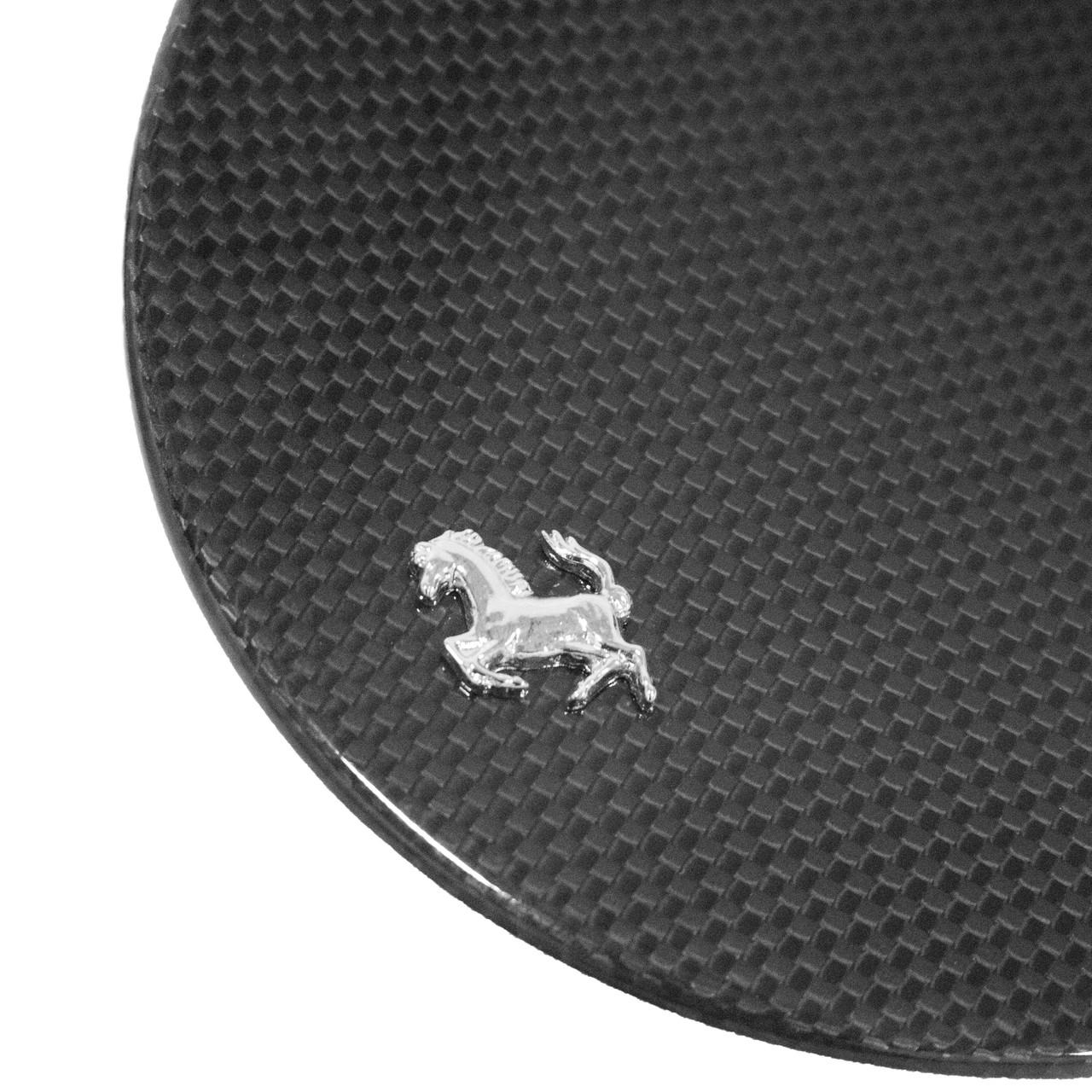 Fabspeed Carbon Fiber Fuel Door With Cavallino - Ferrari 812 Superfast (FS-CF-FER-812FDC)