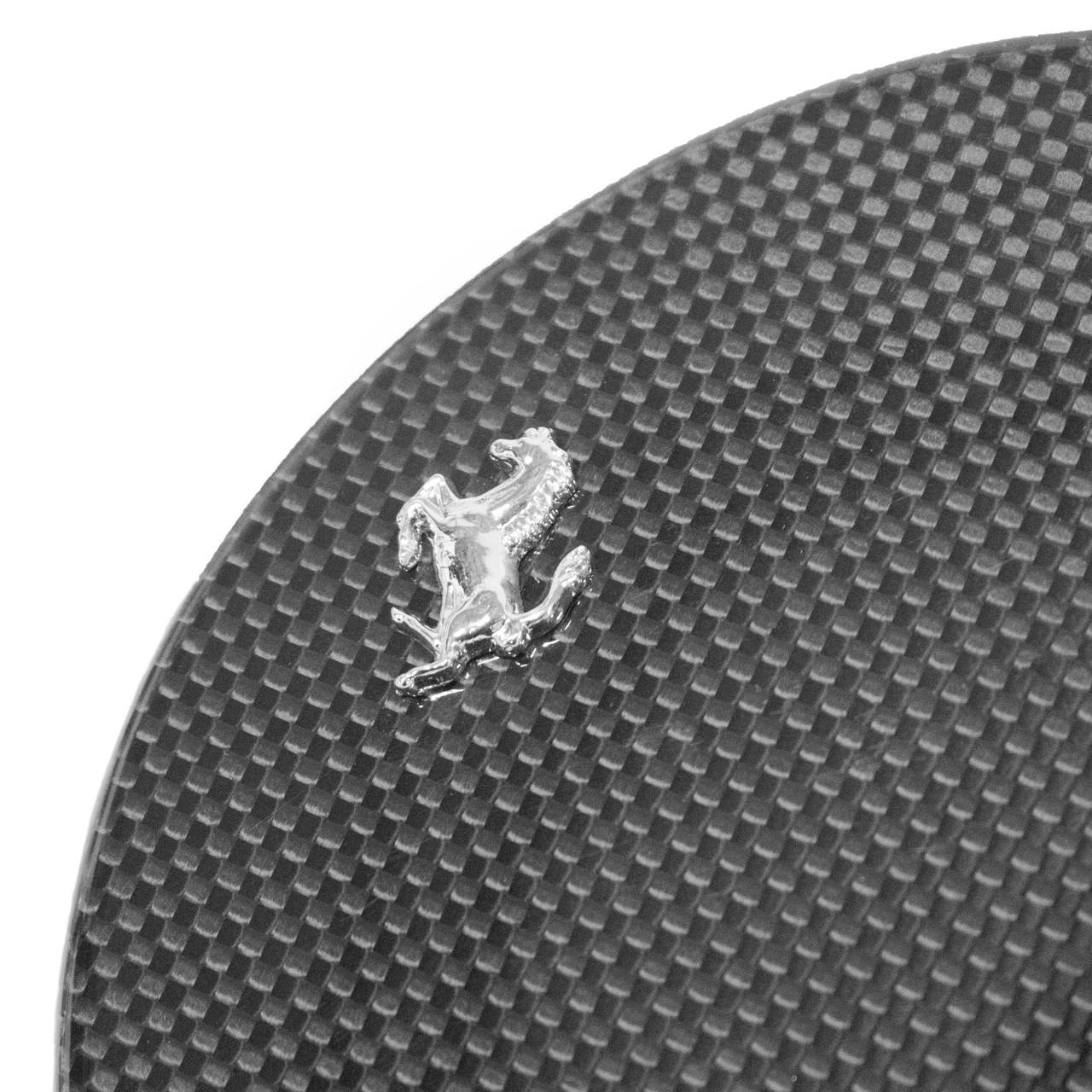 Fabspeed Carbon Fiber Fuel Door With Cavallino - Ferrari 812 Superfast (FS-CF-FER-812FDC)