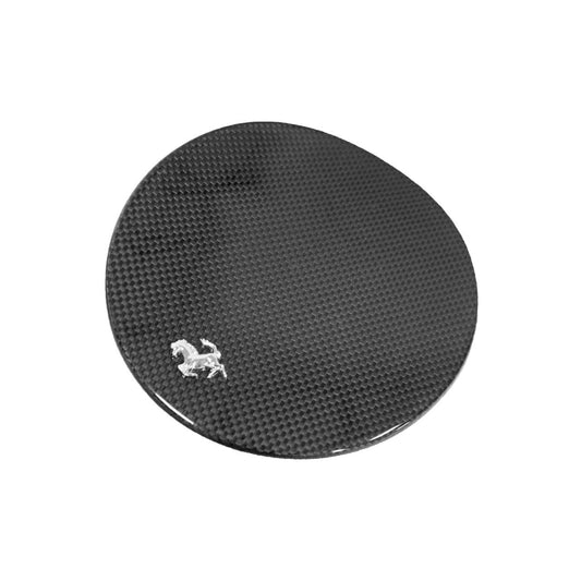Fabspeed Carbon Fiber Fuel Door With Cavallino - Ferrari 812 Superfast (FS-CF-FER-812FDC)