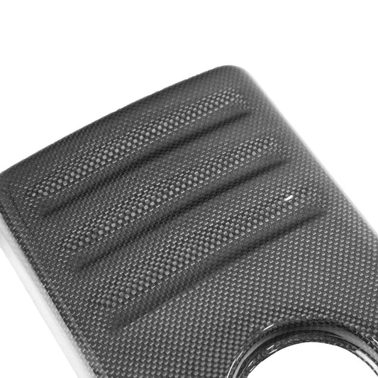 Fabspeed Carbon Fiber Scuderia Style Coolant Tank Cover No Mount Tabs - Ferrari F430 (FS-CF-FER-430CTCR)