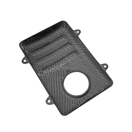 Fabspeed Carbon Fiber Scuderia Style Coolant Tank Cover With Tabs - Ferrari F430 (FS-CF-FER-430CTCRT)