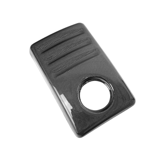 Fabspeed Carbon Fiber Scuderia Style Coolant Tank Cover No Mount Tabs - Ferrari F430 (FS-CF-FER-430CTCR)