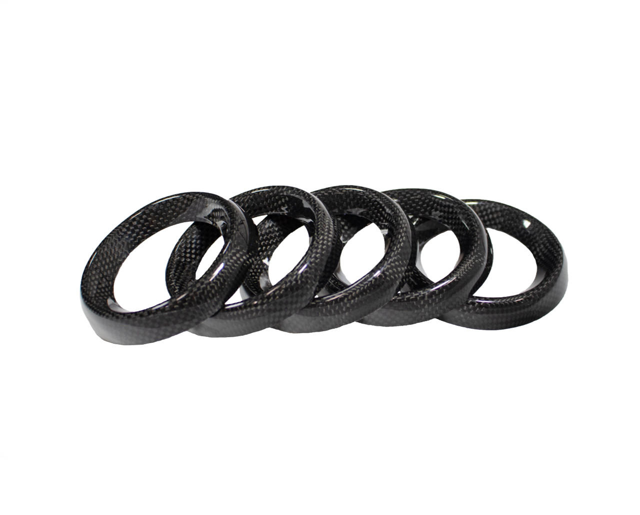 Fabspeed Carbon Fiber Vent Ring Covers - Ferrari 360 (FS-CF-FER-3F4VRS-360)