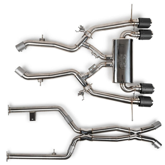 Fabspeed BMW M2 G87 Valved Exhaust System and Intermediate X-Pipe 2023 Onwards (FS.BMW.G87.VLVMPXX)