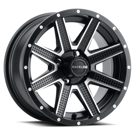 Raceline Wheel (G92M-Hostage) Satin Black Machined Finish