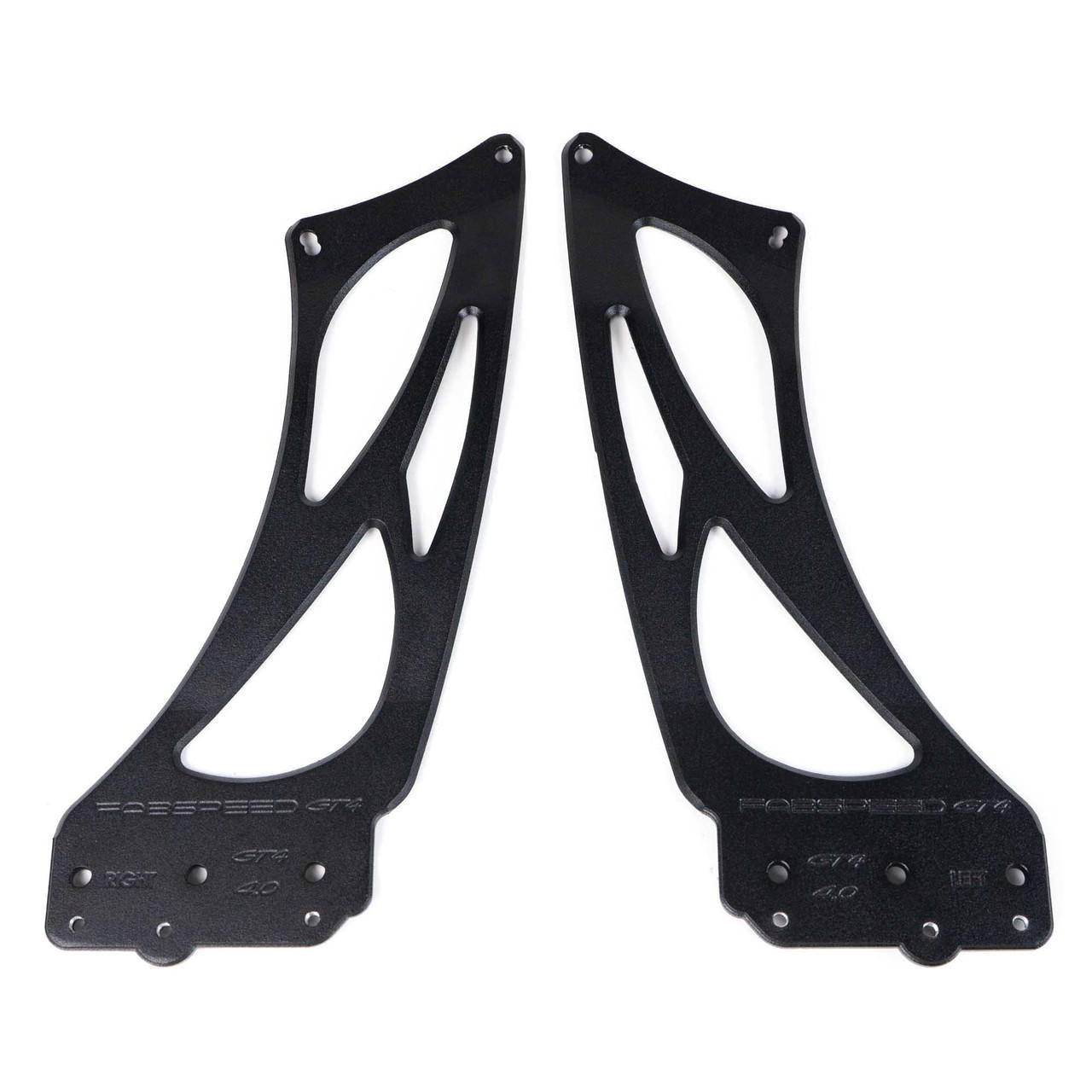 Fabspeed Porsche 981/718 Cayman GT4 Monoblock Wing Risers 2015 Onwards (FS.POR.GT4.MWR.XX)