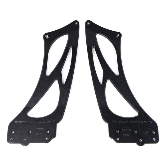 Fabspeed Porsche 981/718 Cayman GT4 Monoblock Wing Risers 2015 Onwards (FS.POR.GT4.MWR.XX)