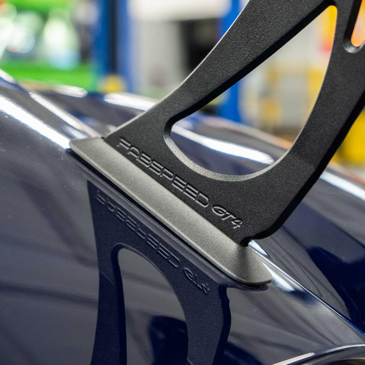 Fabspeed Porsche 981/718 Cayman GT4 Monoblock Wing Risers 2015 Onwards (FS.POR.GT4.MWR.XX)
