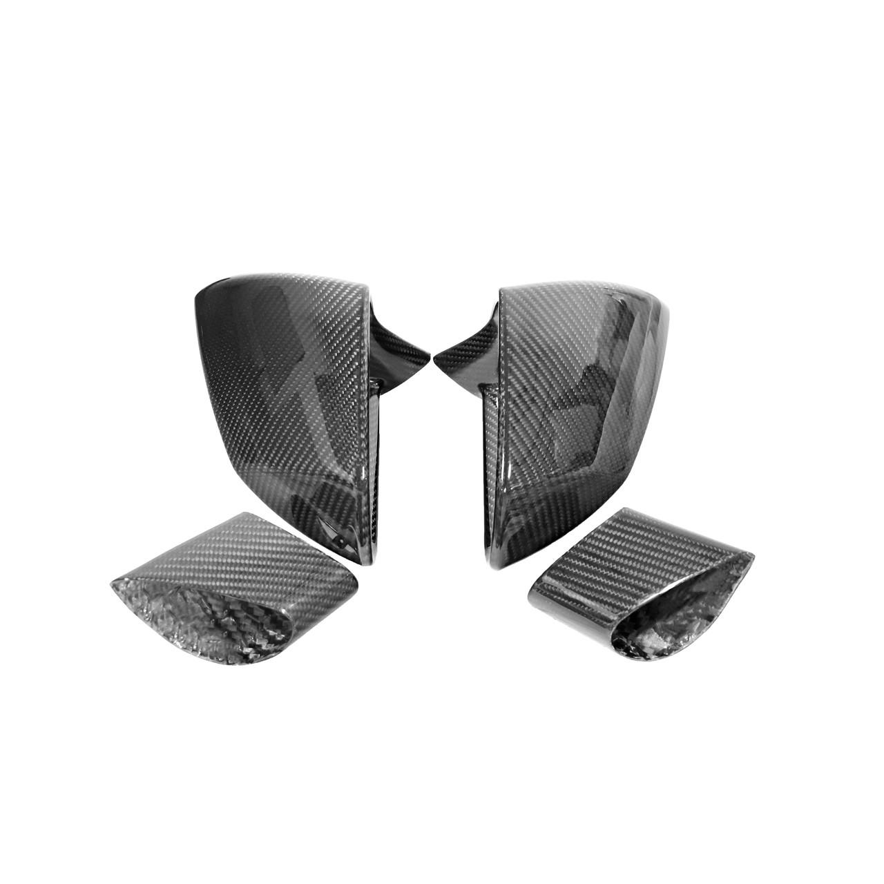 Fabspeed Carbon Fiber Mirror Replacements With Bases - Lamborghini Gallardo (FS-CF-LAM-GAMRB)