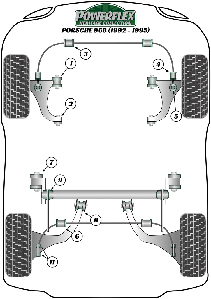 Porsche (PFR57-220H) Rear Axle Carrier Outer Mounting