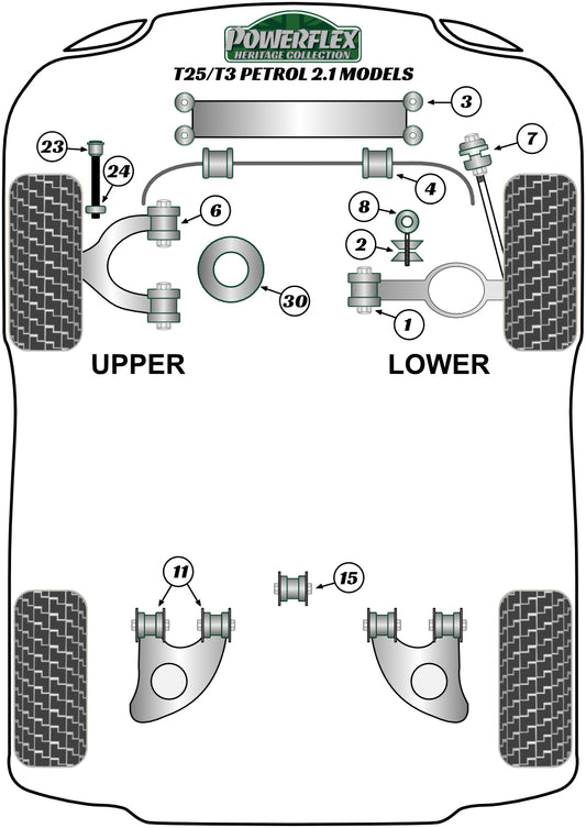 Volkswagen (PFR85-1016H) Gearbox Mounting Bush