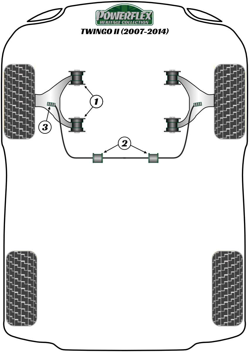 Renault (PFF60-205H) Front Anti Roll Bar Outer Mount
