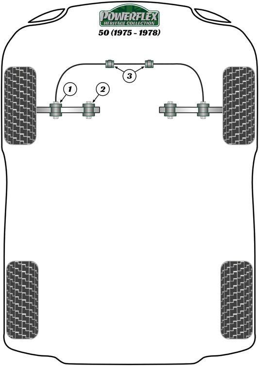 Audi (PFF85-105H) Front Anti Roll Bar Mount 18mm
