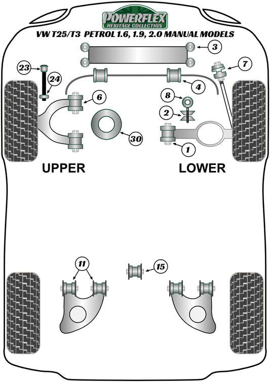 Volkswagen (PFR85-1015H) Gearbox Mounting Bush