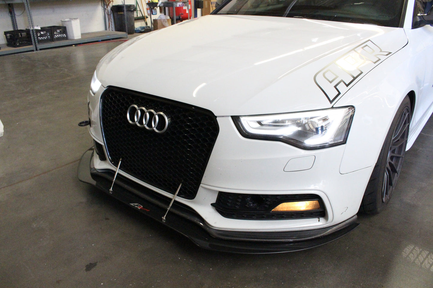 APR Audi S5 Stock Bumper Front Wind Splitter 2009-2012