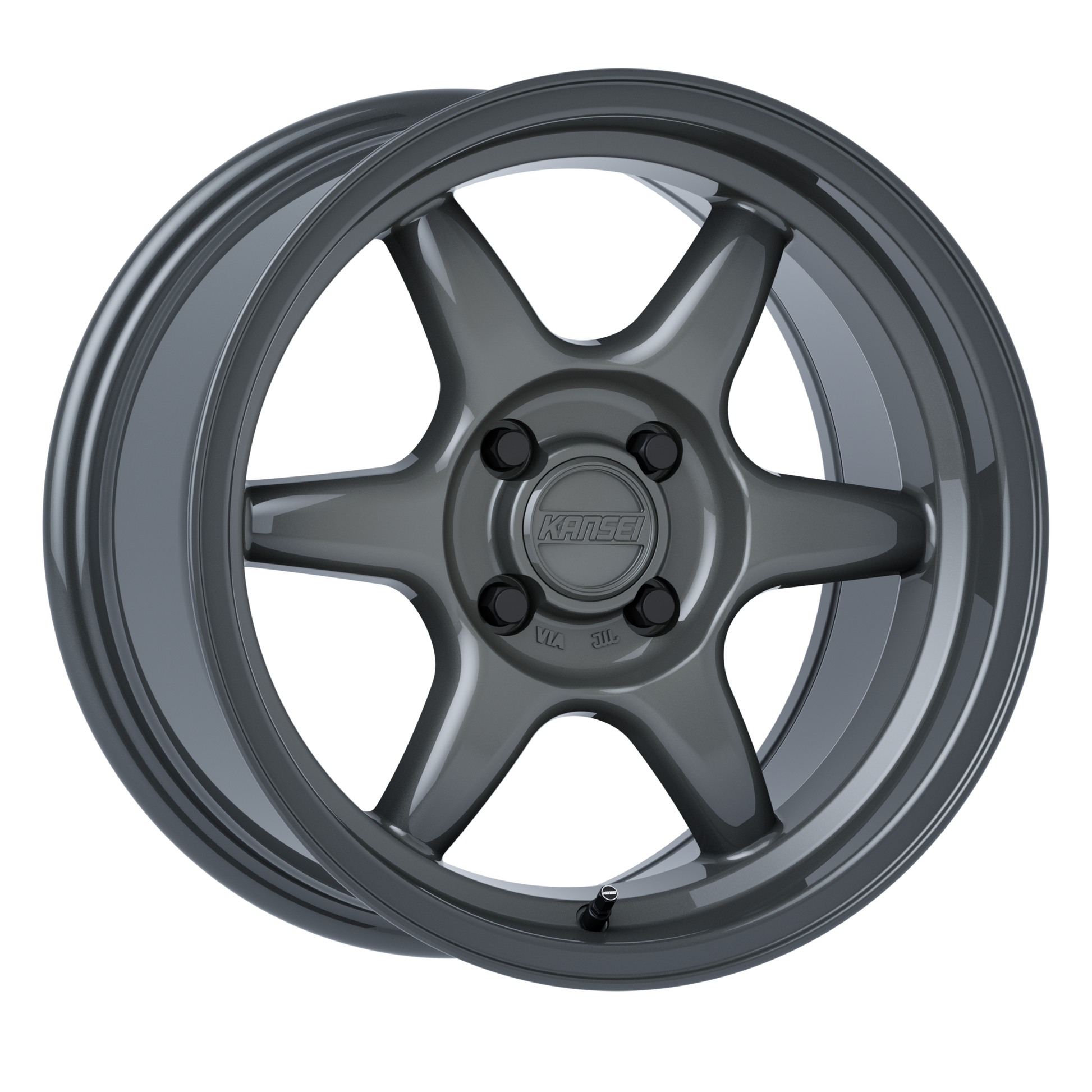 Kansei Wheels K11G-Tandem Gloss Gunmetal
