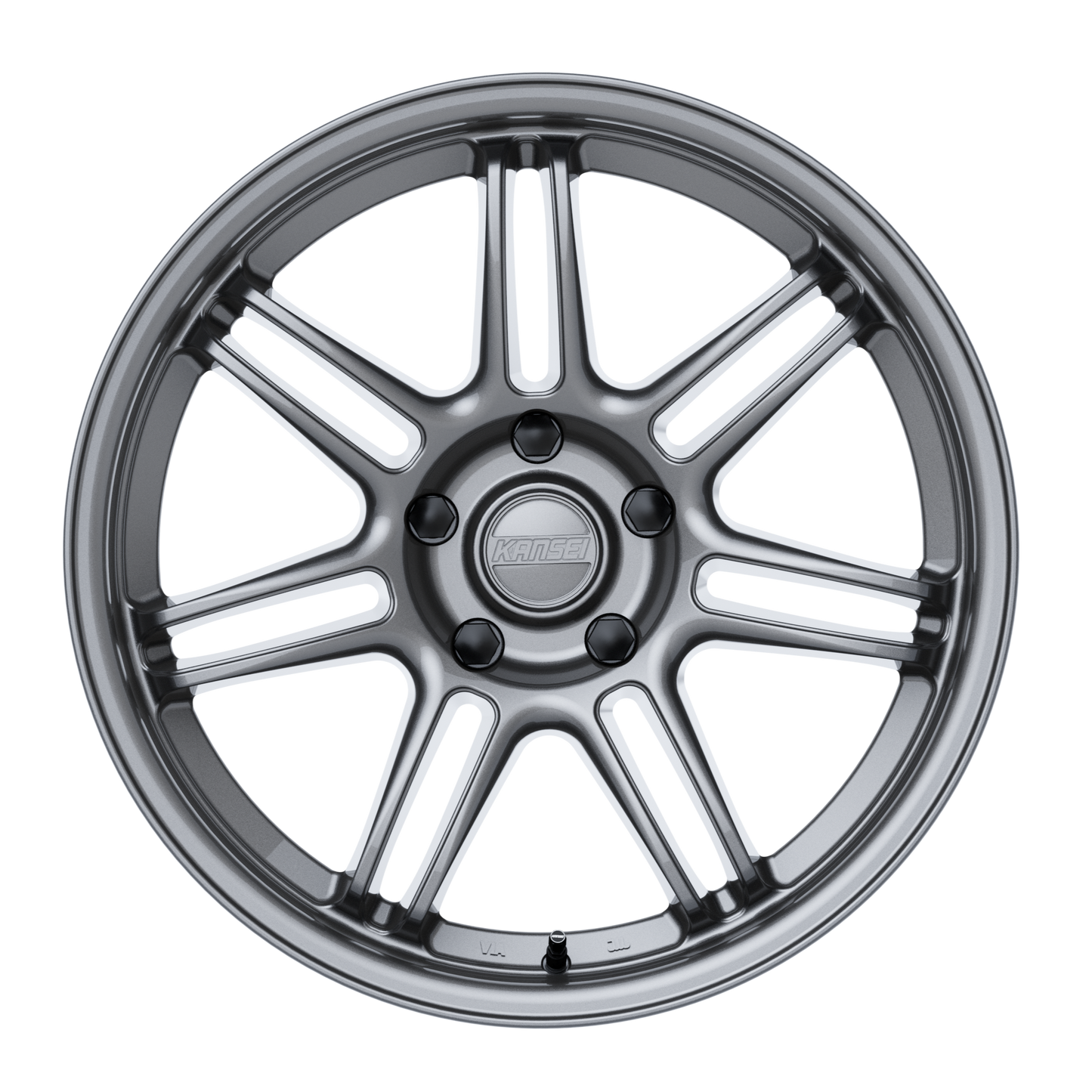 Kansei Wheels K17G-Seven Gloss Gunmetal