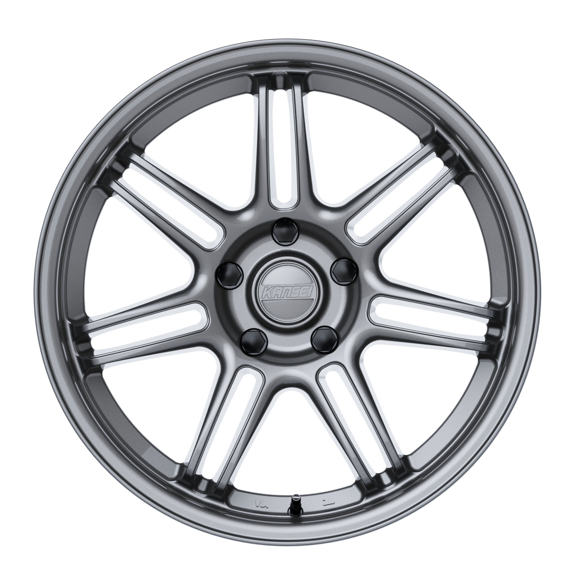 Kansei Wheels K17G-Seven Gloss Gunmetal