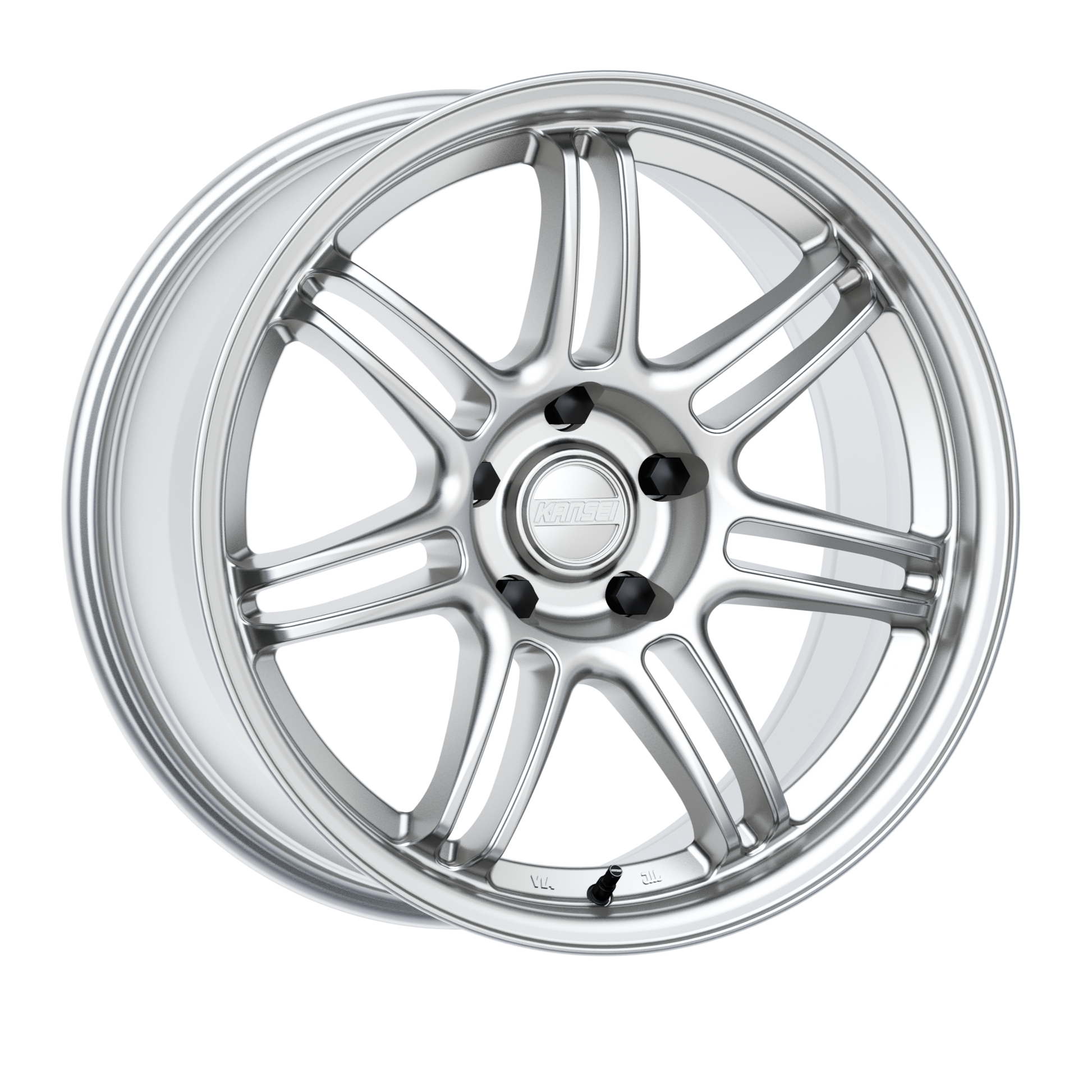Kansei Wheels K17H-Seven Hyper Silver