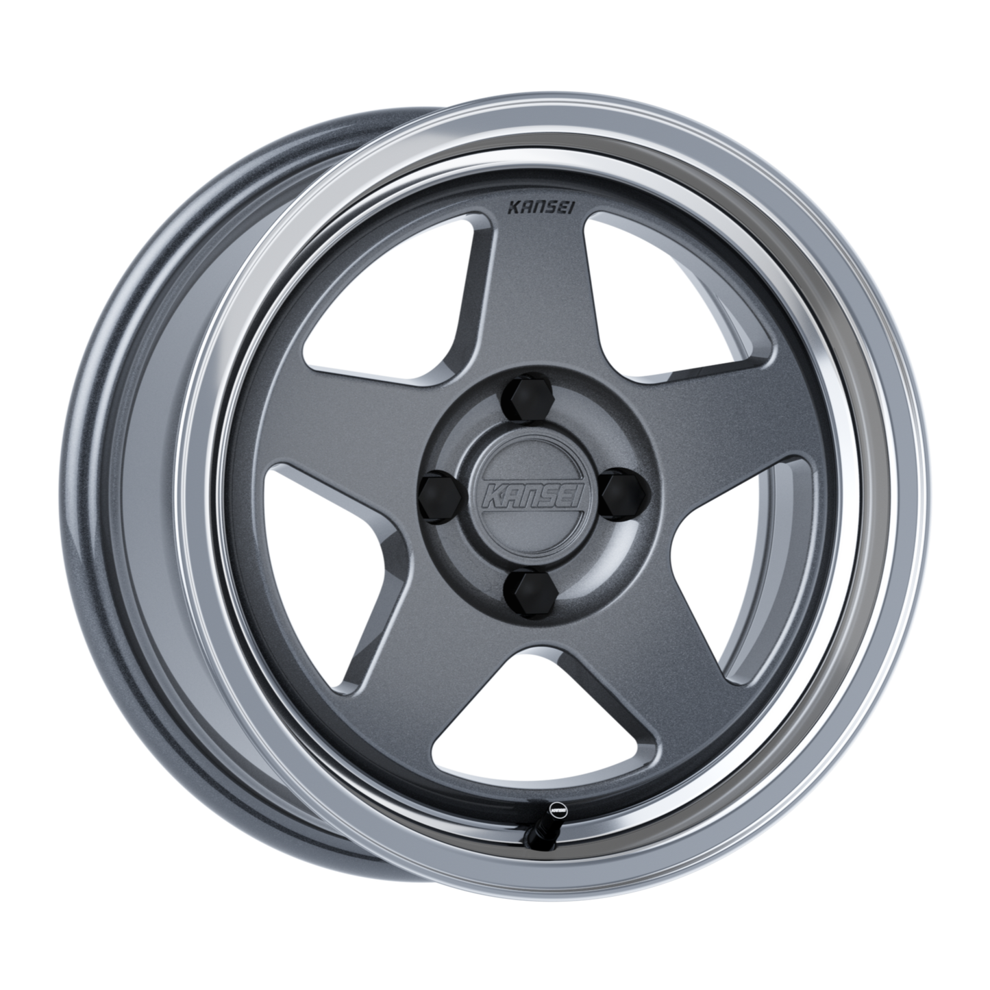 Kansei Wheels K12GM-KNP Gloss Gunmetal