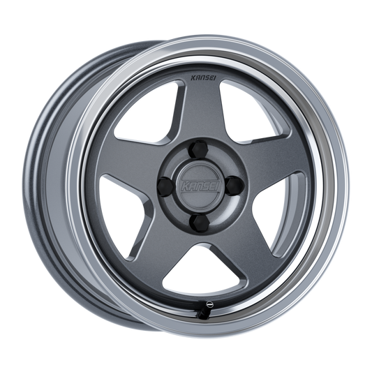 Kansei Wheels K12GM-KNP Gloss Gunmetal