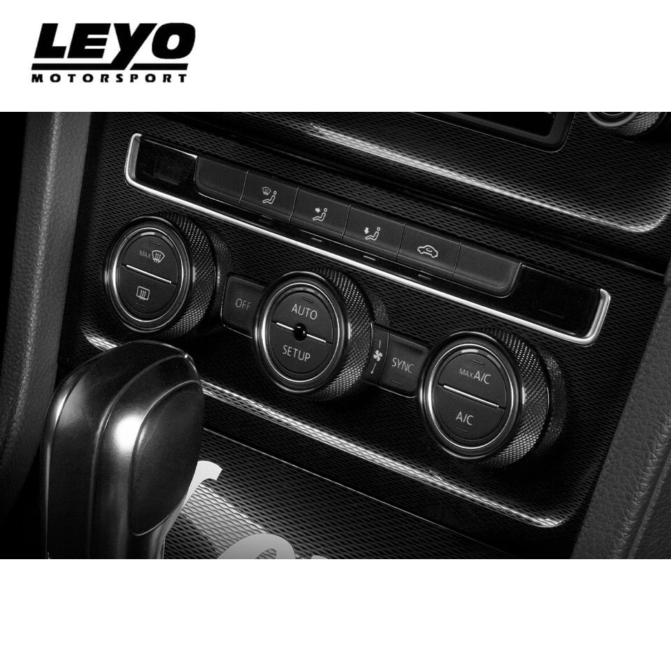 Leyo Motorsport Billet Aluminum Knobs (3 pcs) (Black)