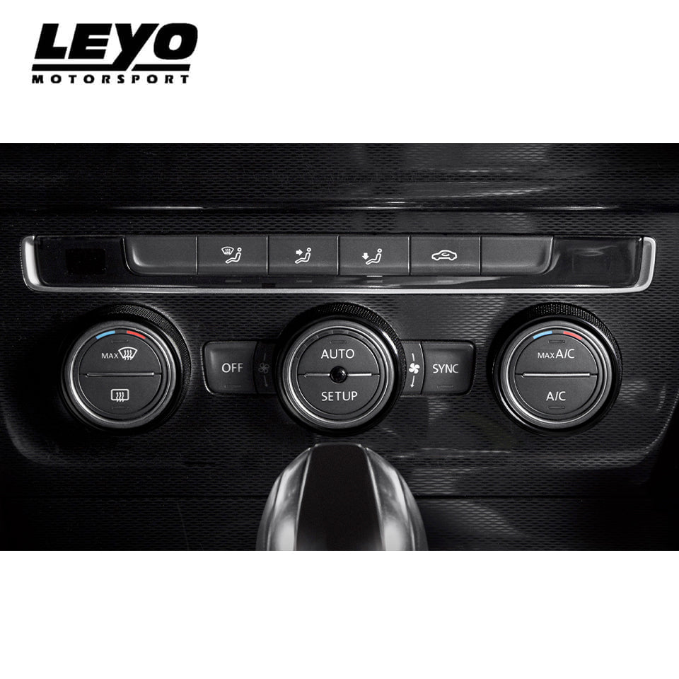 Leyo Motorsport Billet Aluminum Knobs (3 pcs) (Black)
